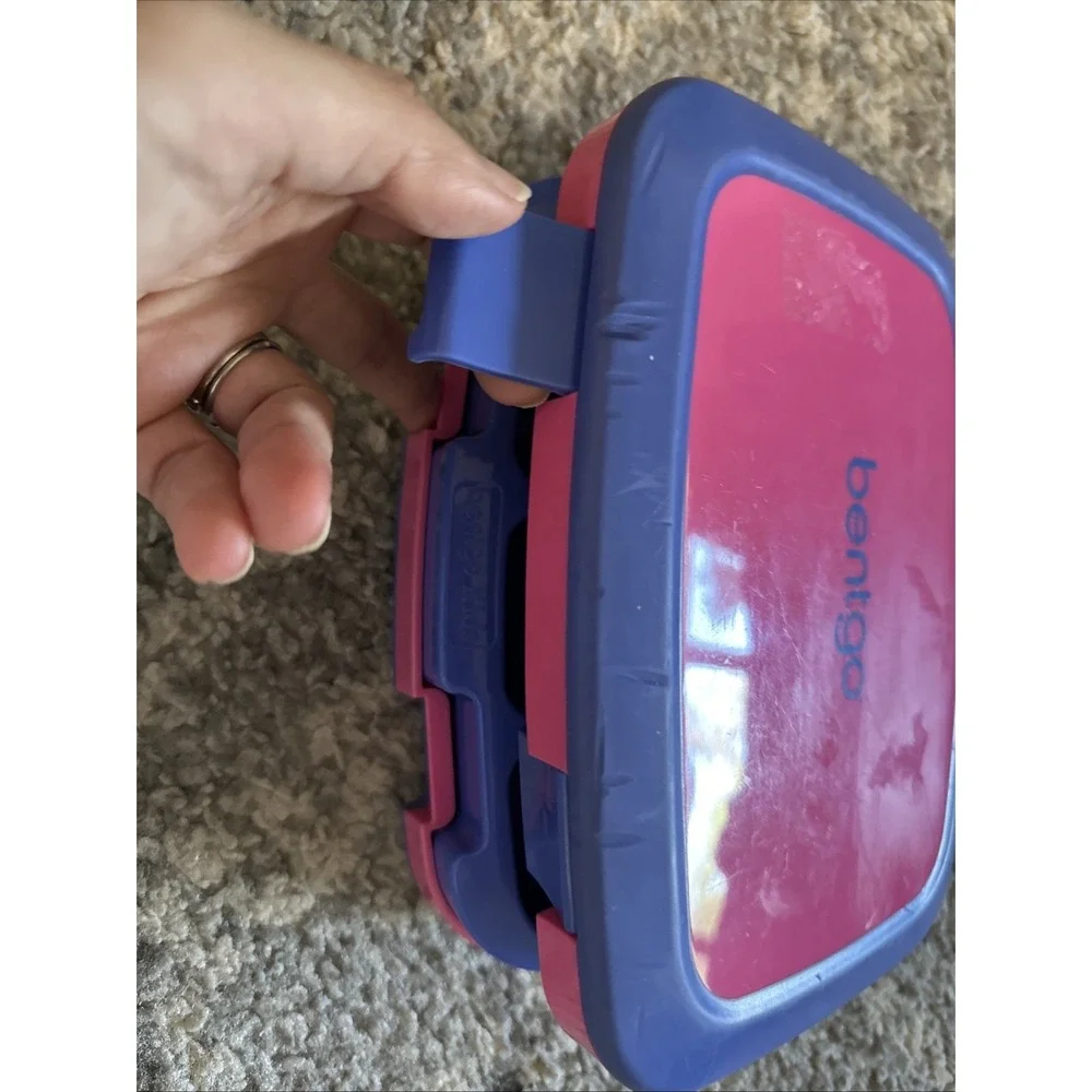 Bentgo Kids Bento Style Lunch Box Pink Purple